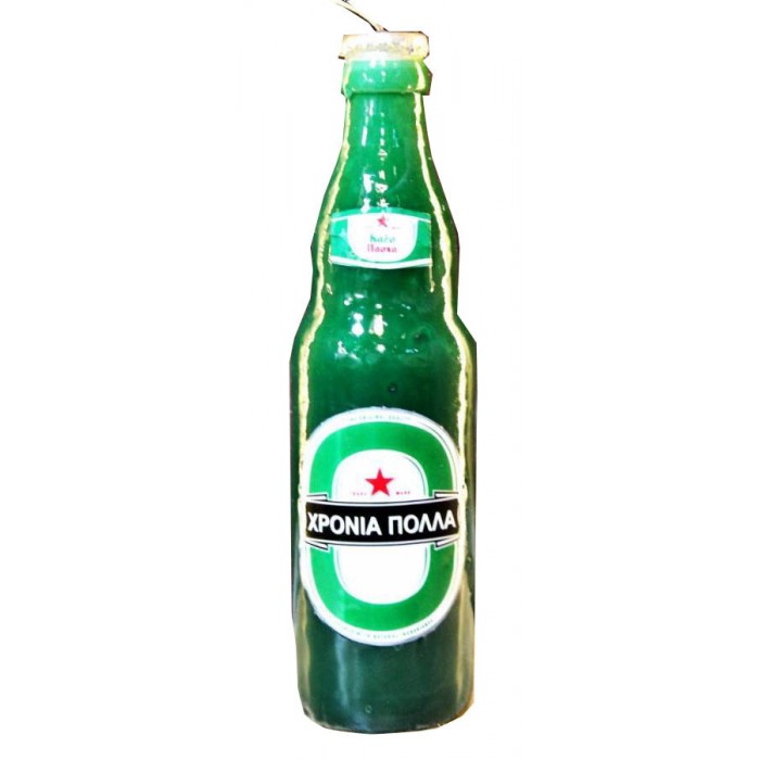 Πασχαλινή Λαμπάδα - Μπύρα Πράσινη (000696) λαμπαδες