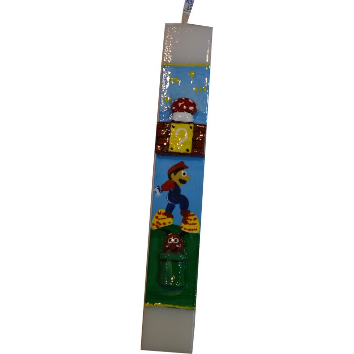Πασχαλινή Λαμπάδα - Super Mario (001771) λαμπαδες