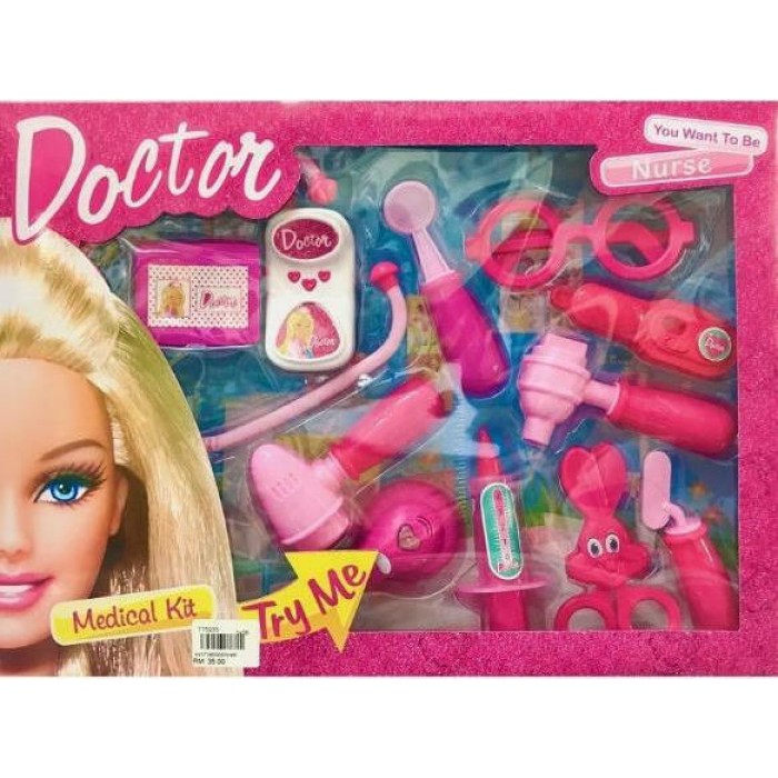 Barbie Σετ Ιατρικά Εργαλεία  (008.5233) Παιχνίδια Ρόλων