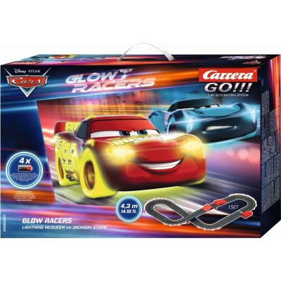 Carrera GO!!! SET: Disney Cars - Glow Racers Lightning McQueen VS Jackson Storm (20063521)