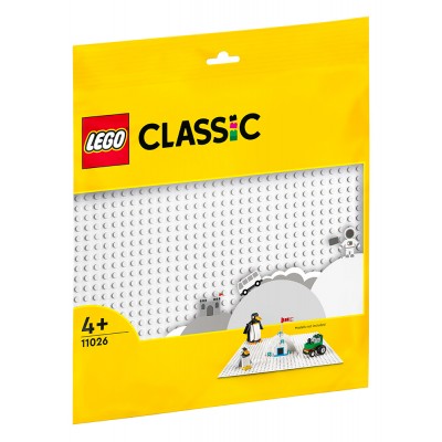 Lego Classic- White Baseplate (11026)