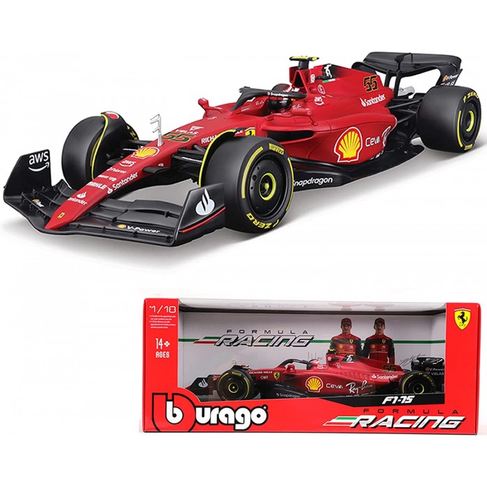 Burago Ferrari Racing F1 -  1:43 (18-36820) Οχήματα - πιστες - τρενα - γκαραζ