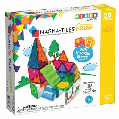Magna-Tiles Μαγνητικό Παιχνίδι - House 28 Set (18332)