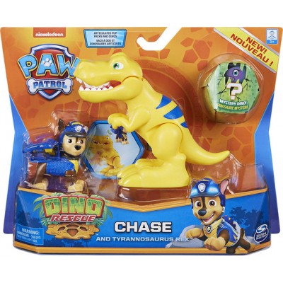 Paw Patrol Dino Rescue - Chase and Tyrannosaurus Rex (20126399)