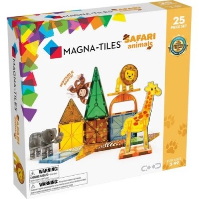 Magna-Tiles Μαγνητικό Παιχνίδι - Safari Animals 25 Set (20925)