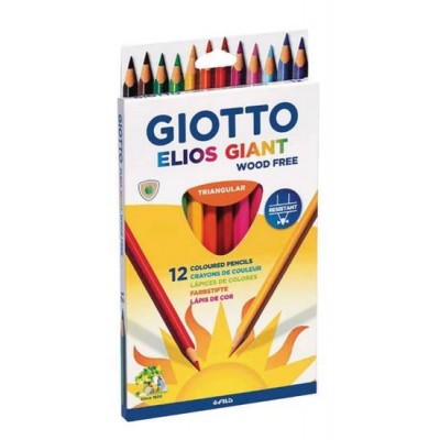 Giotto Eliow Giant Ξυλομπογιές 12τμχ (221500)