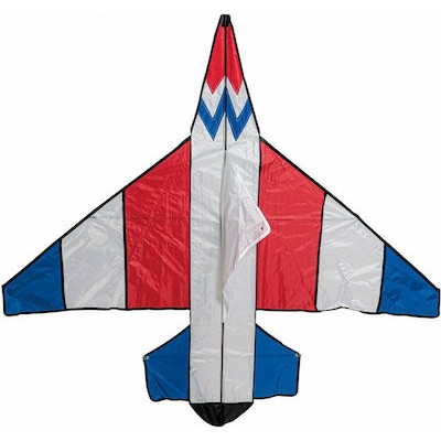 Χαρταετός - Αετός Υφασμάτινος Συναρμολογούμενος Πολύχρωμος Αεροπλάνο 1.20 χ 1.20εκ (223898)