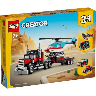 Lego Creator - Flatbed Truck With Helicopter (31146)