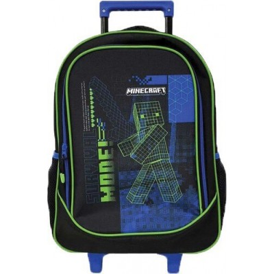 Τσάντα Trolley 46x35x20 - Minecraft - 3 Θήκες (316-00074)