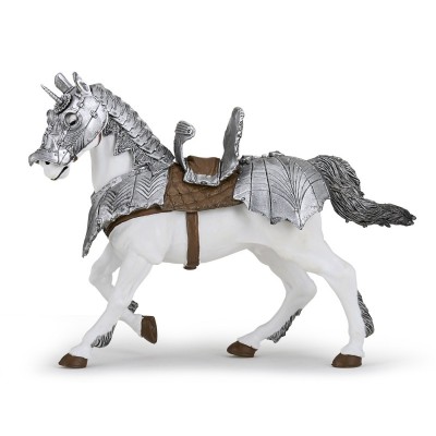 Papo Φιγούρα Μινιατούρα - Άλογο με Πανοπλία 14.1εκ (39799)