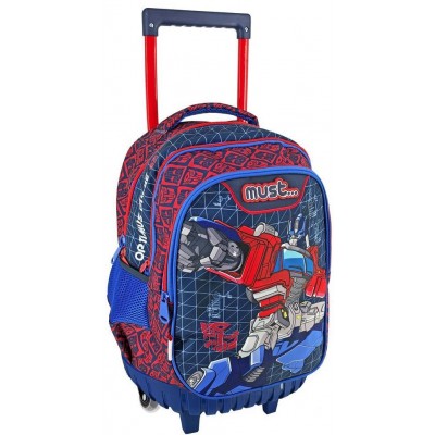 Τσάντα Trolley  34χ20χ45εκ - 3 Θήκες Transformers Optimus Prime Must (483216)