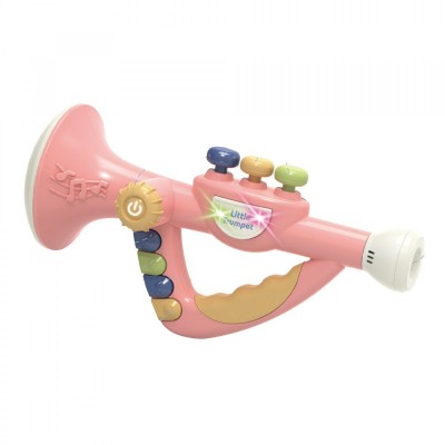 Little Trumpet Bebe Τρομπέτα με Ήχο & Φως - Ροζ (50-2866-1)