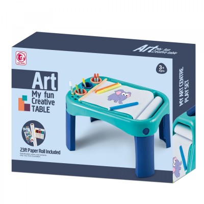 Art Creative Table Τραπεζάκι Ζωγραφικής Μπλέ (#50-8825)