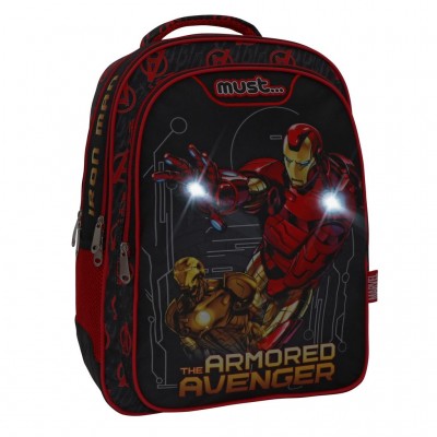 Τσάντα Πλάτης 32x18x43 3Θήκες - Avengers - Ironman (506084)