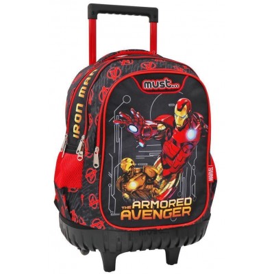 Must Τσάντα Trolley 34x20x44 -3 Θήκες- The Armored Avengers (506099)