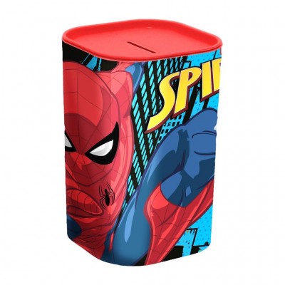Κουμπαράς Πλαστικός 8χ8χ12εκ - Spiderman (508045)