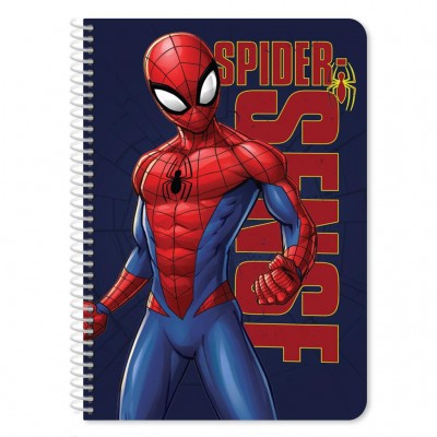 Τετράδιο Σπιράλ 17x25 2Θ. 60Φ - Spiderman (508135)