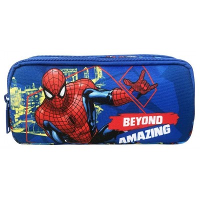 Κασετίνα Βαρελάκι 21x6x9 2Φερμουάρ - Spiderman Beyond Amazing (508154)