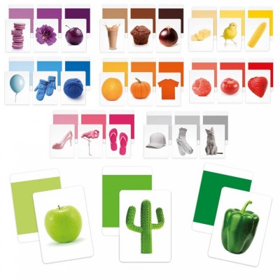 Headu Εκπαιδευτικές Κάρτες - Χρώματα Montessori (55737)