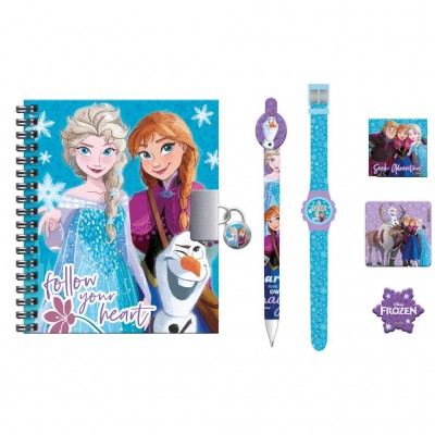 Ημερολόγιο με Κλειδαριά Σετ με Ρολόι - Disney Frozen 2 (564009)