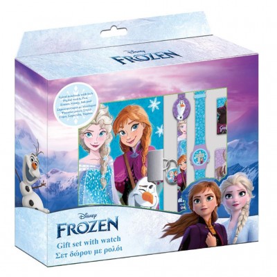 Ημερολόγιο με Κλειδαριά Σετ με Ρολόι - Disney Frozen 2 (564009)