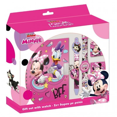 Ημερολόγιο με Κλειδαριά Σετ με Ρολόι - Disney Minnie (564010)