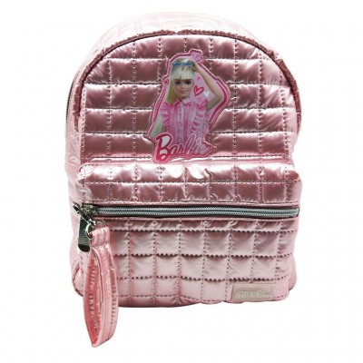  Τσάντα Πλάτης Νηπίου Soft Ροζ Pearl 26x14x30 - 1 Θήκη - Barbie (570342)