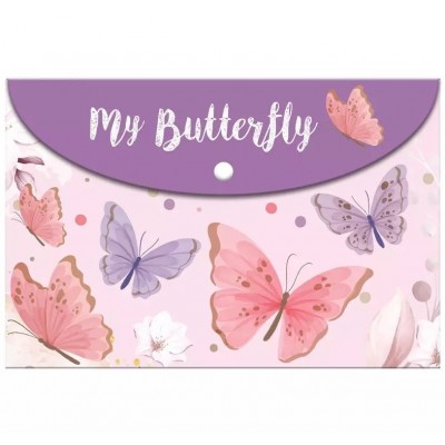 Must Φάκελος Κουμπί Α4 - My Butterfly (585176)