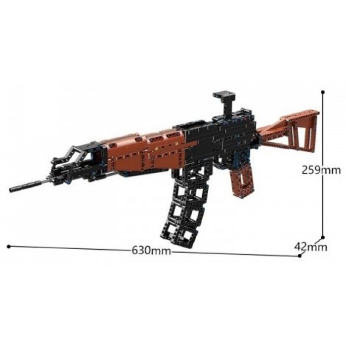 Qman Τουβλάκια Τουφέκι Τύπου AK-47 lego