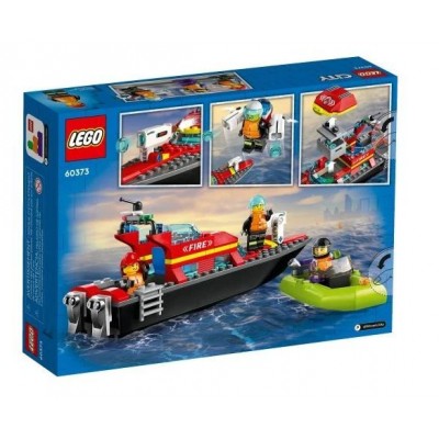 Lego City Fire Rescue Boat (60373)