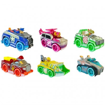 Paw Patrol - Cat Pack -  Metal Neon Rescue Vehicles Gift Pack (6064139)