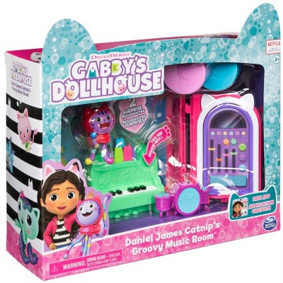 Gabby's Dollhouse:- Μίνι Σετ Δωμάτια Κουκλόσπιτου - Μουσικό Δωμάτιο (6065830)