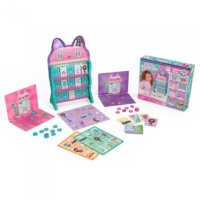 Επιτραπέζιο Gabby's Dollhouse - 8 Παιχνίδια με την Γκάμπι (6065857) επιτραπεζια