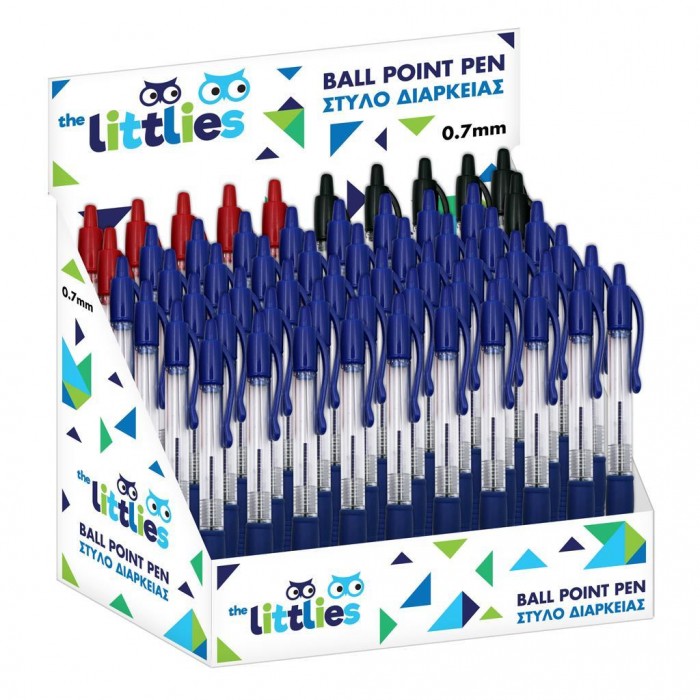 The Littles Στυλό Κουμπί 0.7mm Ball Point - 3Χρώματα (646962) σχολικα αναλωσιμα