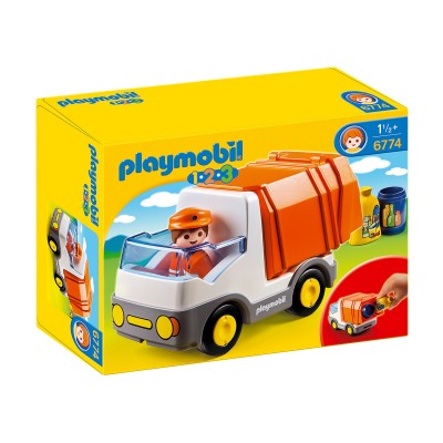 Playmobil 1 2 3 - Απορριματοφόρο Όχημα (6774)