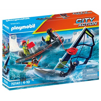 Playmobil City Action - Διάσωση Ιστιοφόρου με Φουσκωτό Σκάφος (70141)