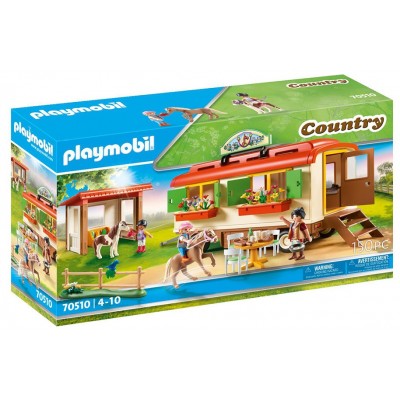 Playmobil Country - Κατασκήνωση με Τροχόσπιτο και Πόνυ (70510)