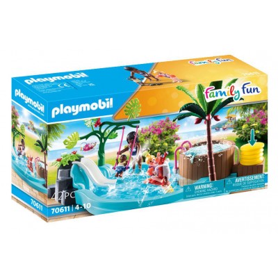 Playmobil Family Fun - Παιδική Πισίνα με Υδρομασάζ (70611)