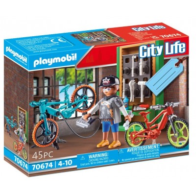 Playmobil Gift Set - Συνεργείο Ποδηλάτων (70674)