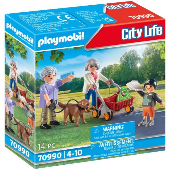 Playmobil City Life - Παππούς και Γιαγιά με Εγγονάκι (70990) playmobil