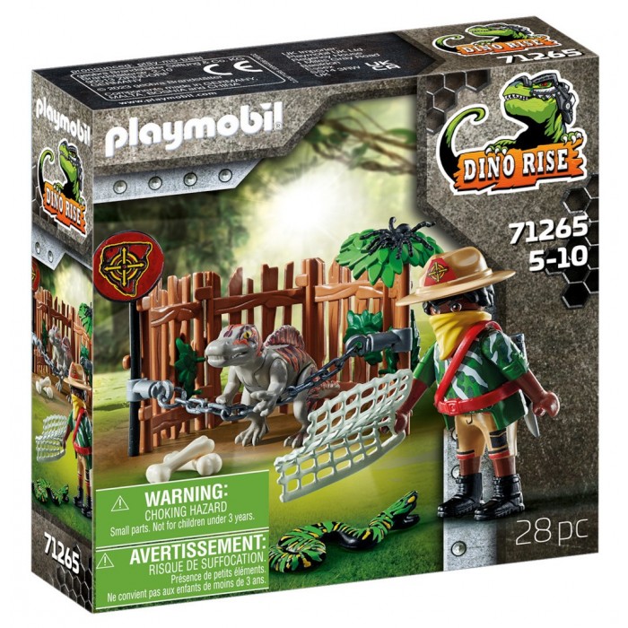 Playmobil Dino Rise - Μωρό Σπινόσαυρος και Λαθροκυνηγός (71265) playmobil