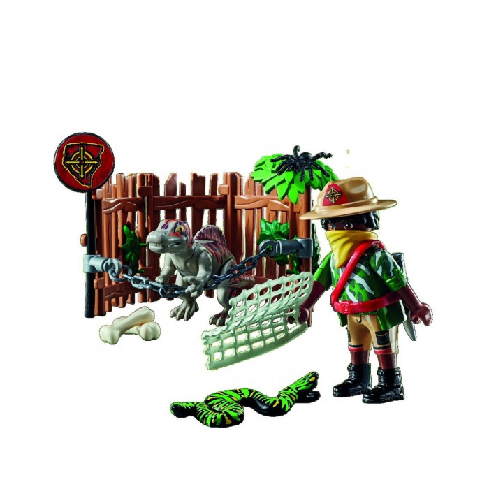 Playmobil Dino Rise - Μωρό Σπινόσαυρος και Λαθροκυνηγός (71265) playmobil