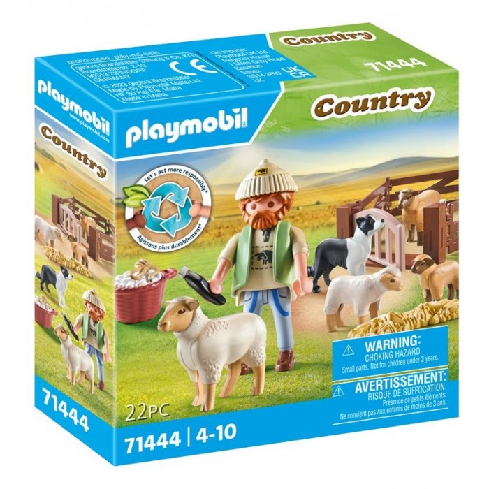 Playmobil Country - Βοσκός με Προβατάκια (71444) Playmobil