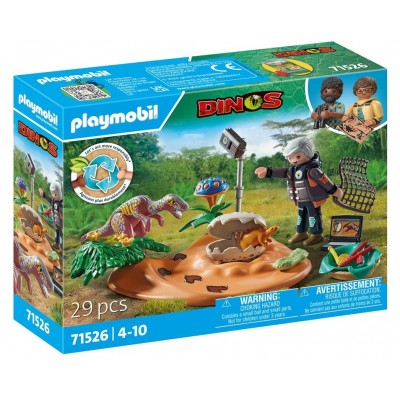 Playmobil Dino - Φωλιά Στεγόσαυρου και Κλέφτης Αυγών (71526)