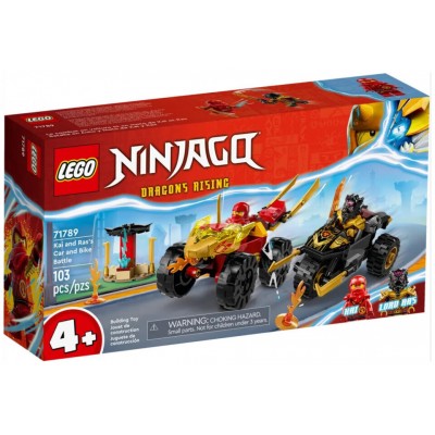 Lego Ninjago - Kai and Rass Car and Bike Battle (71789)