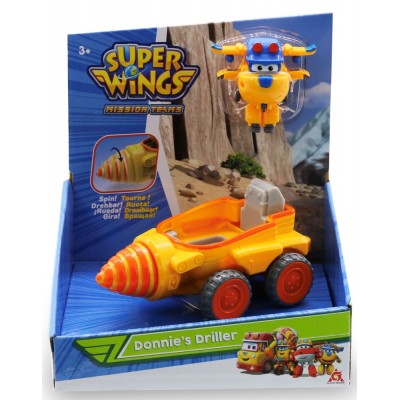 Super Wings Transform - Όχημα Donnie's Driller (730840)