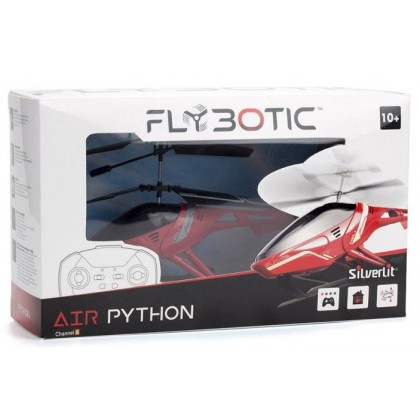 Silverlit Τηλεκατευθυνόμενο Ελικόπτερο Flybotic Air Python Κόκκινο (7530-84787)