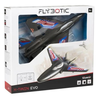 Τηλεκατευθυνόμενο Αεροπλάνο Flybotic X-Twin Evo Κόκκινο (7530-85738)