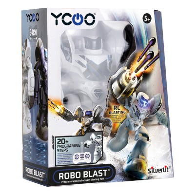 Silverlit Ycoo Robo Blast Τηλεκατευθυνόμενο Ρομπότ Λευκό (7530-88061)