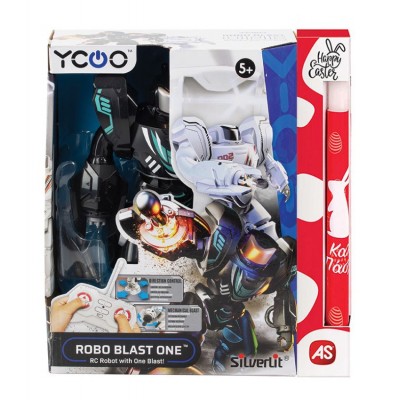 Παιχνιδολαμπάδα Silverlit Ycoo Robo Blast One Τηλεκατευθυνόμενο Ρομπότ - 2 Χρώματα (7530-88589)